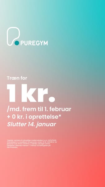 1 kr per måned